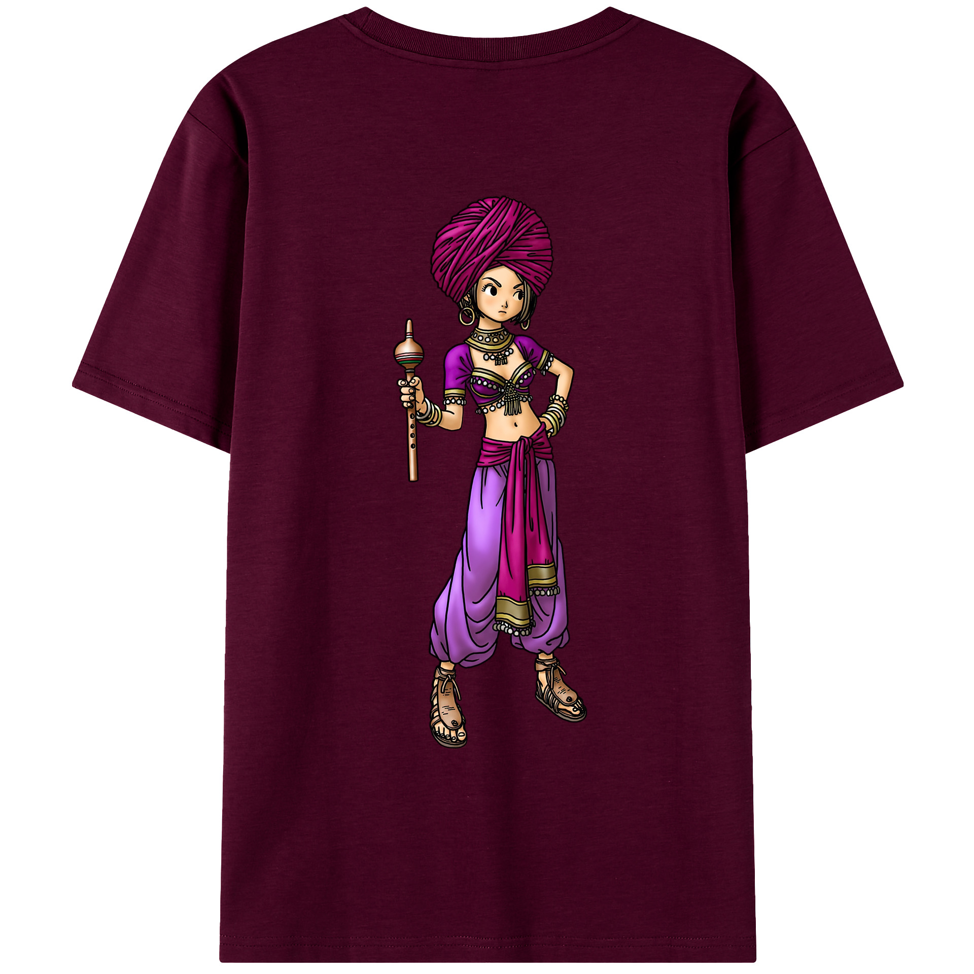 （画像用） ドラゴンクエスト Doragon Kuesuto Dragon Quest レディース半袖Tシャツ(バックプリント)